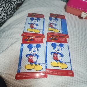 MICKEY MOUSE NWT SET OF 4 DECORATIVE PREPASTED WALL BORDER UNOPENED